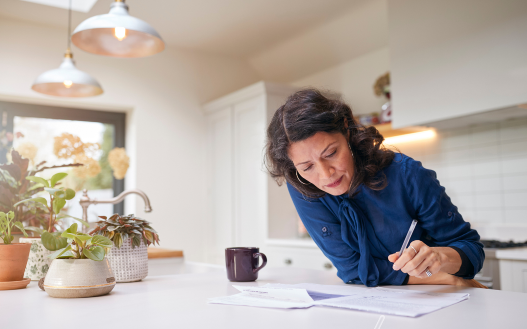 Woman reviewing ROTH IRA