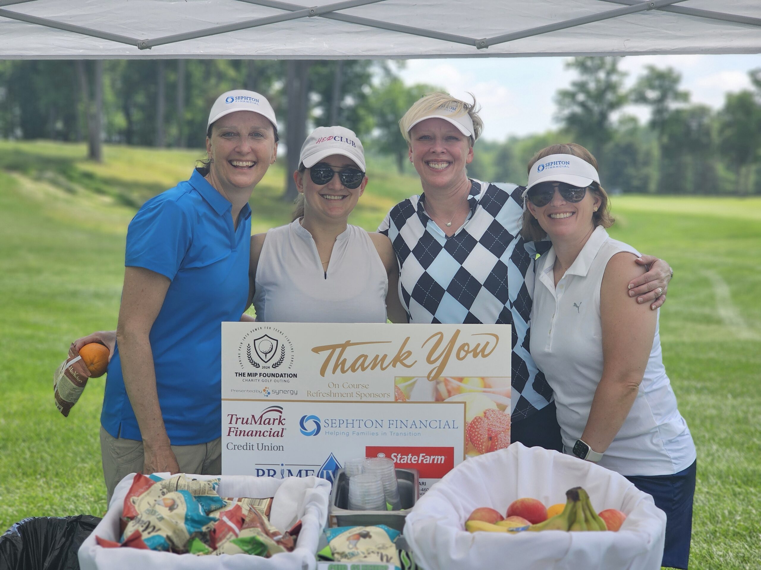 Donna Kendrick and supporters sponsors  a golf event for MIP Foundation. 